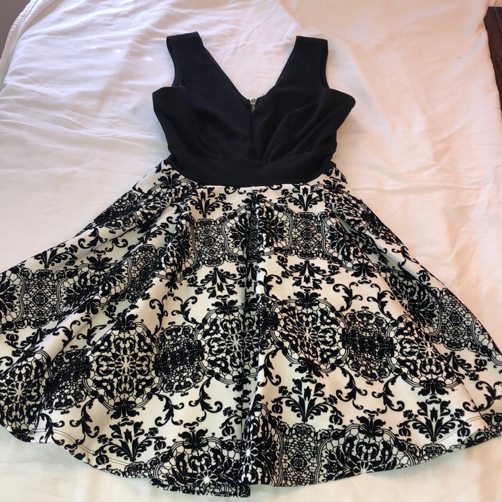 Black and White Dress